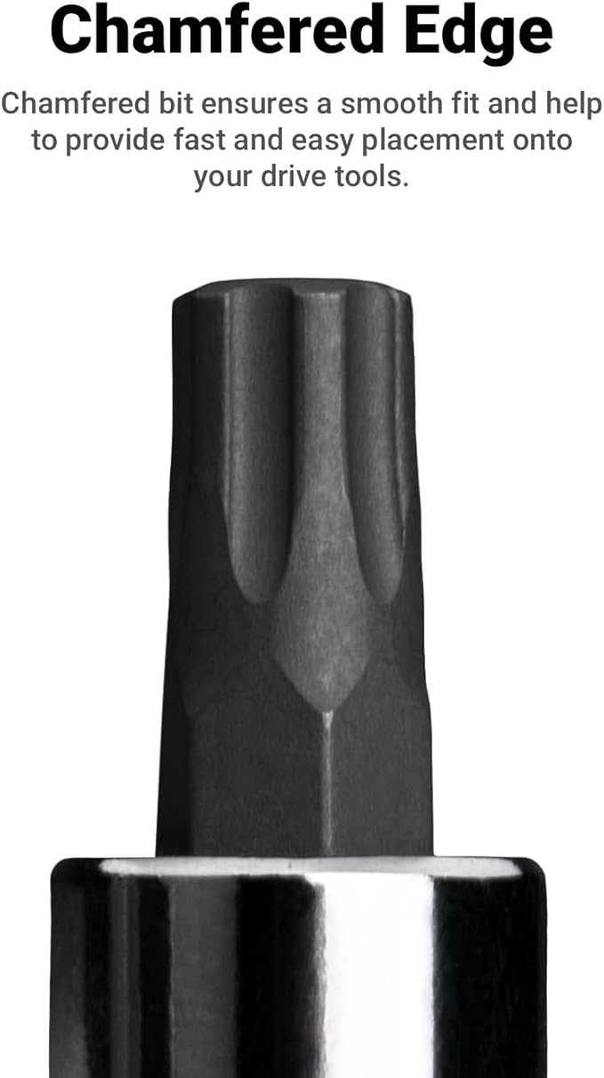 Capri Tools TP8 Star Plus Bit Socket, 1/4 in. Drive