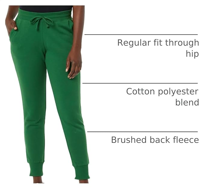 Amazon Essentials Women's Fleece Jogger Sweatpant (Available in Plus Size)