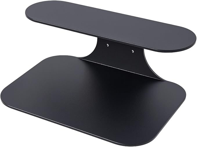 Black Metal Floating Nightstand – Wall Mounted Bedside Shelf for Bedroom, Minimalist Modern Floating Shelf, Powder-Coated Steel Wall Rack (Set of 2 Small - 11.4")