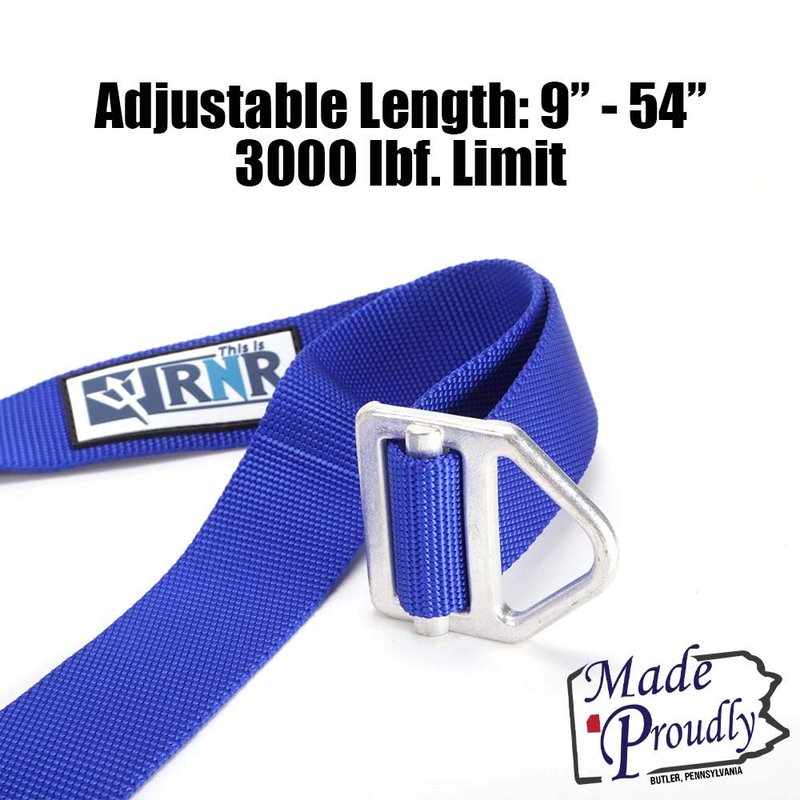Rock-N-Rescue Pick Off Strap - Mountaineering and Rock Climbing Accessories, Firefighting and Rescue Gear, Adjustable Sling, Customizable Length