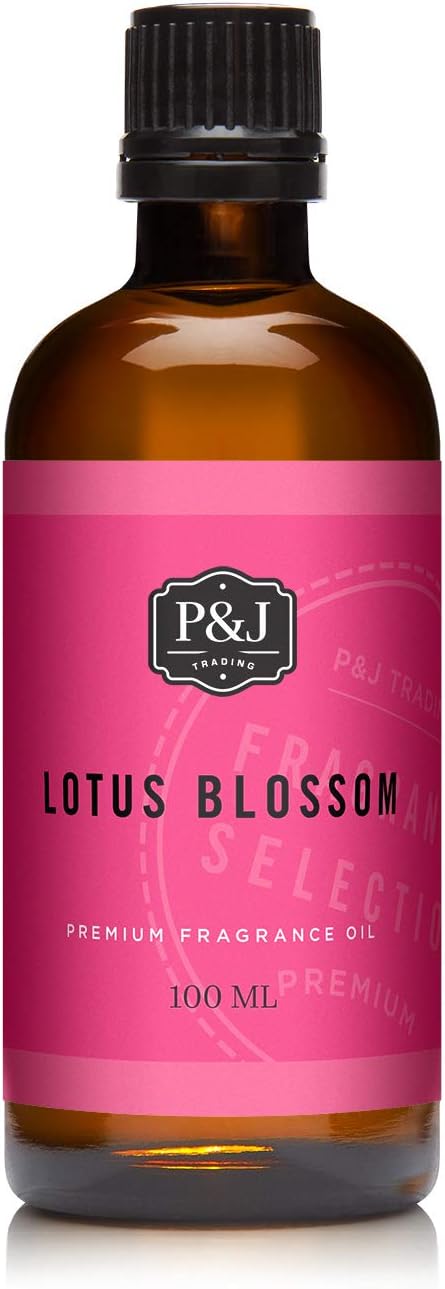 P&J Trading - Lotus Blossom Scented Oil 100ml - Fragrance Oil for Candle Making, Soap Making, Diffuser Oil