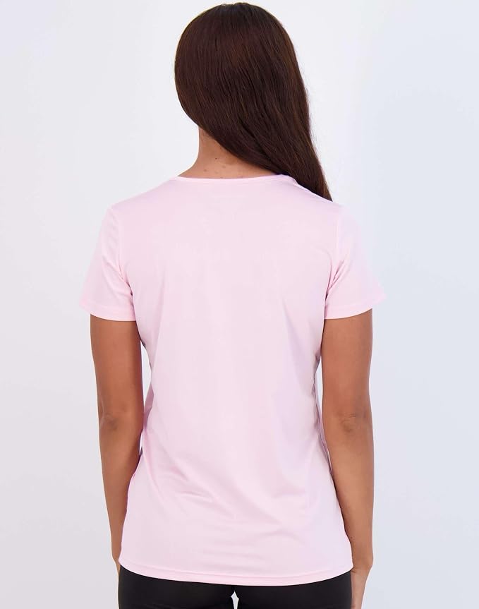 5 Pack Women's Dry Fit Short Sleeve Athletic Gym Workout Running Tops | Available in Plus Size, Exercise, Sports, Fitness, Quick Dry, Cooling, Moisture Wicking, Loose Basic Tees, Yoga, Pilates