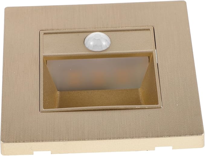 Motion Sensor LED Stair Lights Recessed Indoor Step Lights for Aisles Warm White Easy Installation Home Lighting Solution