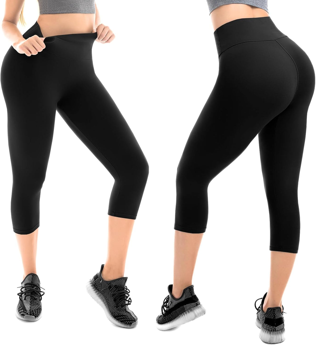 Walifrey Capri Leggings - Buttery Soft High-Waisted Yoga & Gym Leggings for Women