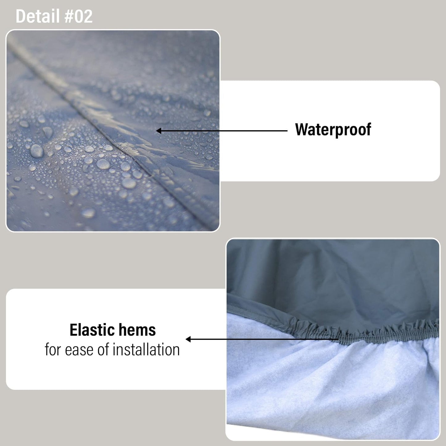 Supreme Full Car Cover – for Pontiac Fiero 1985-1988 Coupe 2-Door Semi Custom Fit Waterproof Full Coverage All Weather Windproof Dust Proof Indoor Outdoor Automobile