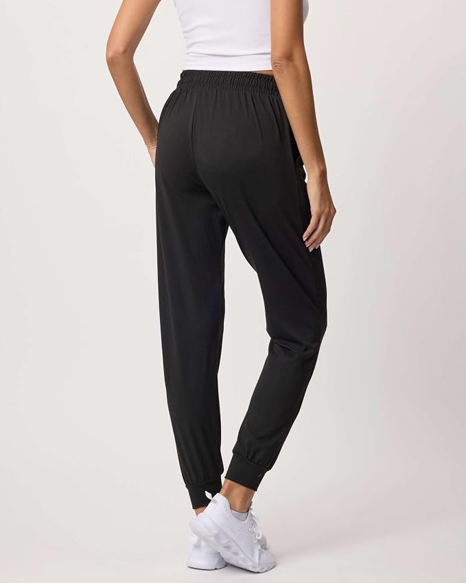 3 Pack Women's Lounge Joggers Sweatpant Active Athletic Yoga Workout Pocket | Available in Plus Size, Ladies Casual, Drawstring Gym Pants, Sleep Bottoms, Hiking, Running, Fitness, Exercise, Pajama, Soft