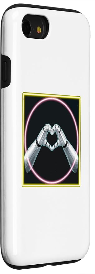 iPhone SE (2020) / 7 / 8 Hand Heart AI Robot | Hands Robot Shirt Case