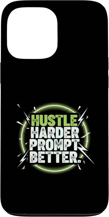 Hustle Harder Prompt Better AI Artificial Intelligence Case for iPhone 13 Pro Max