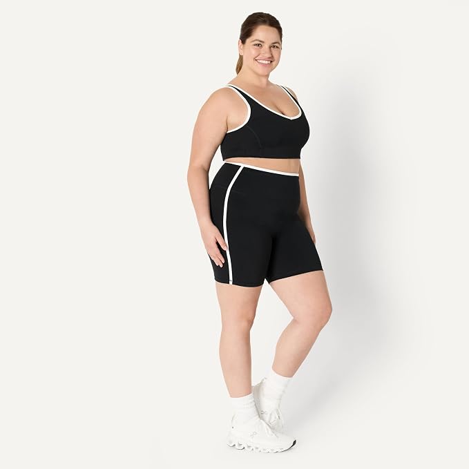 Amazon Essentials Women's Active FormFlex Buttery Soft High Waist Biker Shorts