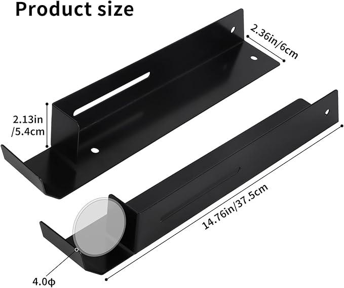 Floor Jack Stand Rack: Mineye Floor Jack Mount Organizer for Enclosed Race Trailer, Truck Hydraulic Trolley Floor Jack Holder, Easily Mount to Your Trailer