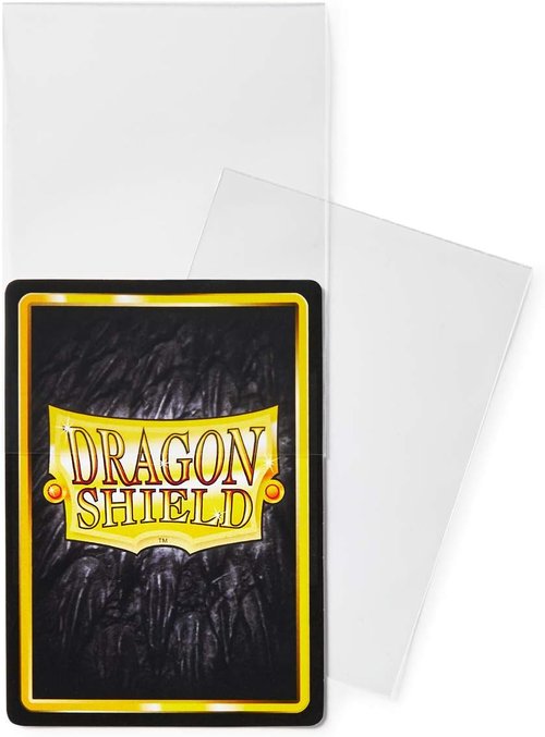 Dragon Shield Perfect Fit Inner Card Sleeves - PVC-Free Double-Sleeve Protection | Standard Size (100 CT) - Clear