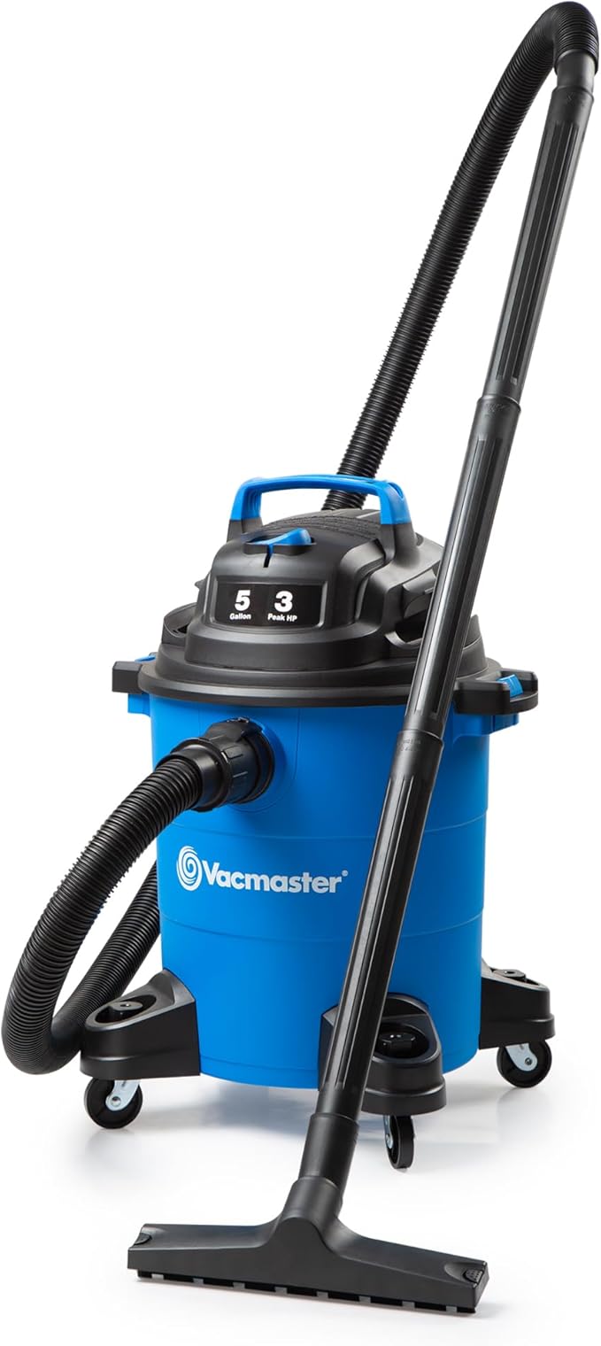 Vacmaster 5-Gallon* 3 Peak HP Wet/Dry Vacuum – VOC507PF 0101