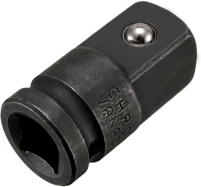 uxcell 1/2" Drive (Female) x 3/4" (Male) Impact Socket Adapter for Use with Air Impact Wrenches, Breaker Bars, Ratchets, CR-MO Steel