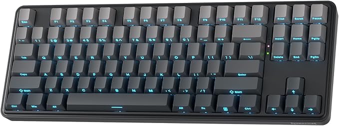 Redragon K707 PRO GB 80% Gasket RGB Gaming Keyboard, 3-Modes Wireless TKL Mechanical Keyboard w/Hot-Swap South-Facing LEDs Socket, PBT Gradient Keycaps & 5-Layer Noise Dampening, Custom Linear Switch
