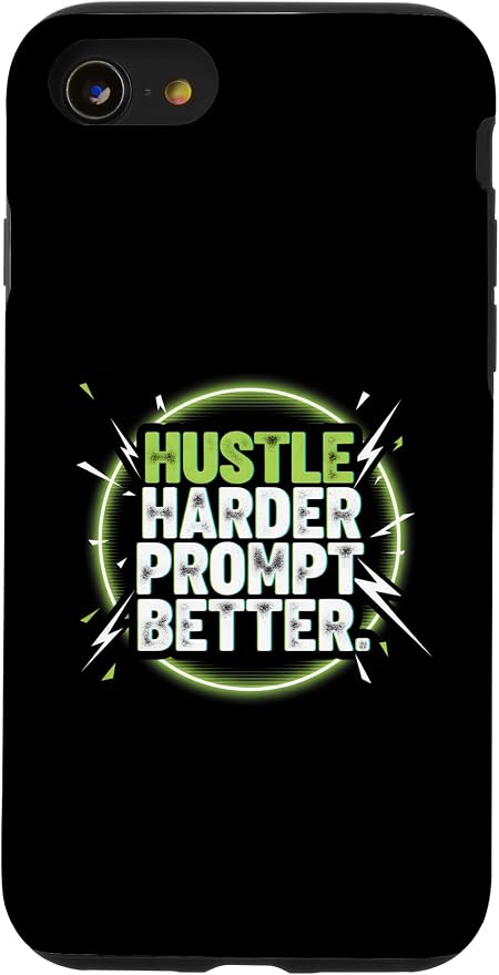 Hustle Harder Prompt Better AI Artificial Intelligence Case for iPhone SE (2020) / 7/8
