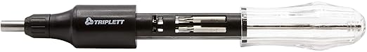 Triplett TMAL-002 10-in-1 Mini Autoloading Ratcheting Screwdriver with Magnetic Bits