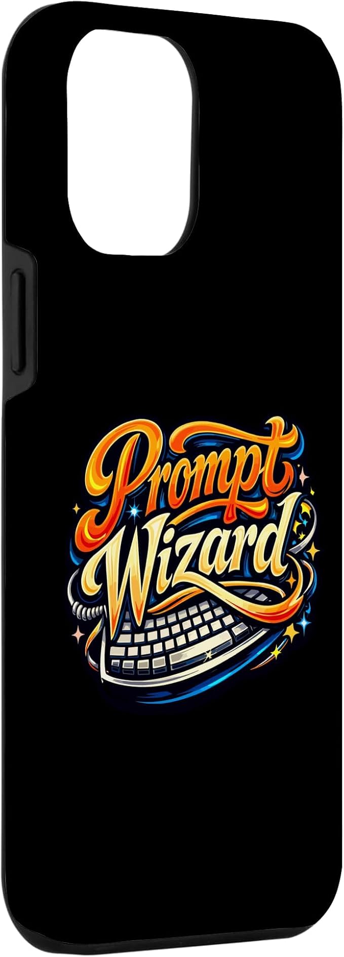 Prompt Wizard AI Retro Keyboard Case for iPhone 12 Pro Max