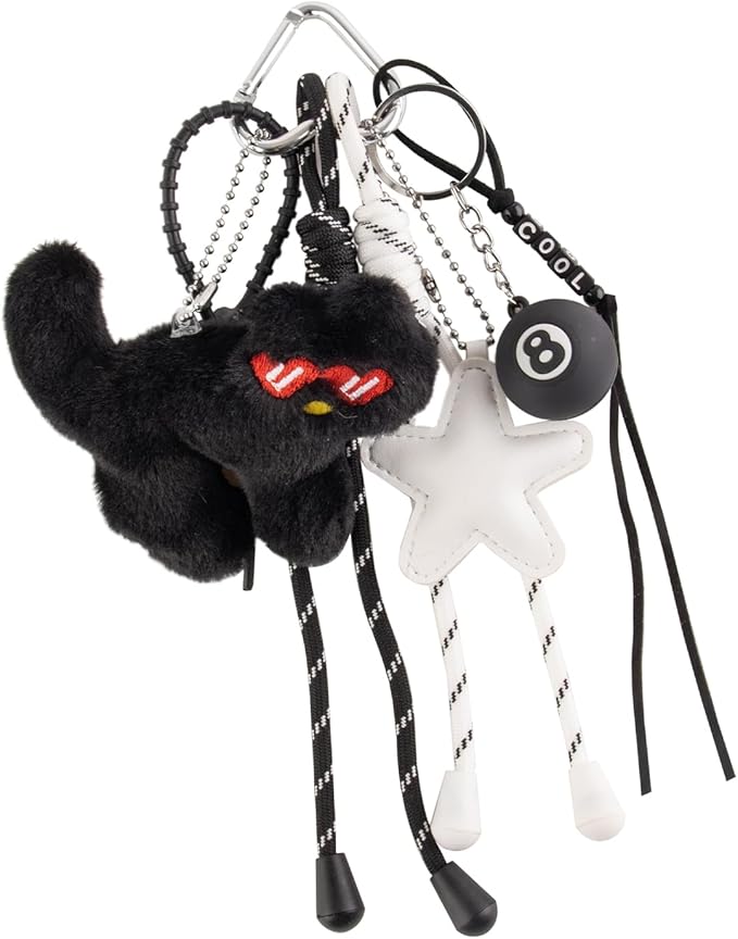 Georgie Porgy Bag Charms Keychains Handbag Accessories for Women Purse Backpack Sports Bag Pendant Cute Unique Gift for Girls
