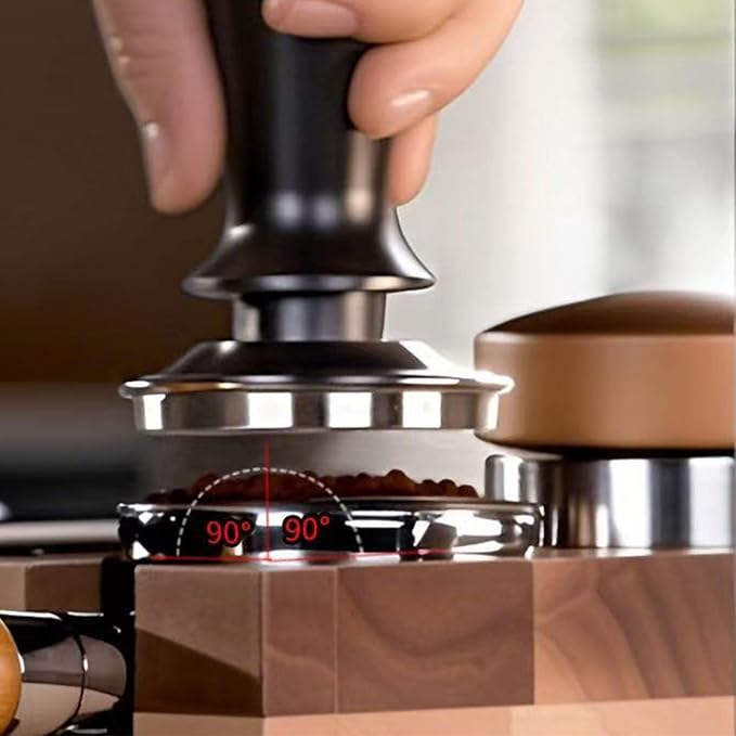 51mm Espresso Tamper, Premium Barista Coffee Tamper, 30lbs Replacement Springs Calibrated Tamper,Stainless Steel Base Tamper Fits for All 51mm Portafilters,Espresso Accessories