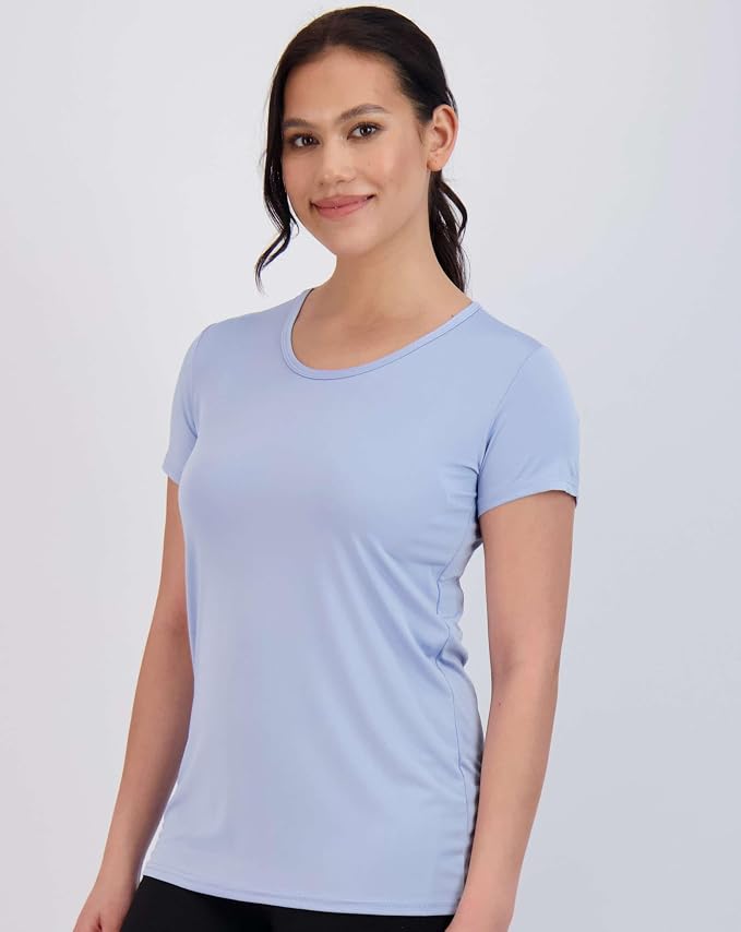 5 Pack Women's Dry Fit Short Sleeve Athletic Gym Workout Running Tops | Available in Plus Size, Exercise, Sports, Fitness, Quick Dry, Cooling, Moisture Wicking, Loose Basic Tees, Yoga, Pilates
