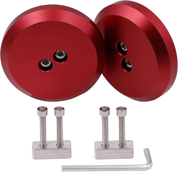 Upgrade Jack Pad Adapter Billet/Floor Jack Billet fit for C7 C6 and C5 Corvettes and Most Porsche's - Anodized Aluminum Premium Bolt on Jack Points