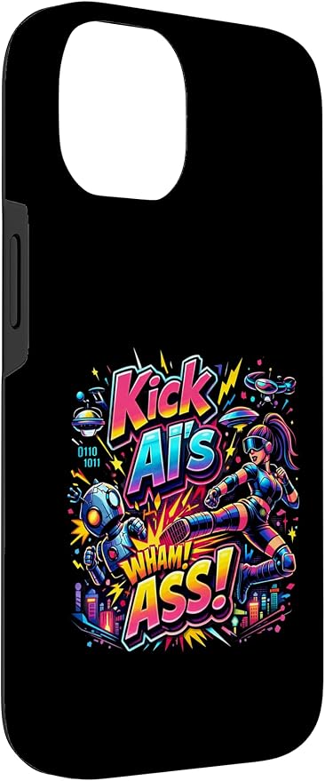 Tech Human vs AI Case for iPhone 14
