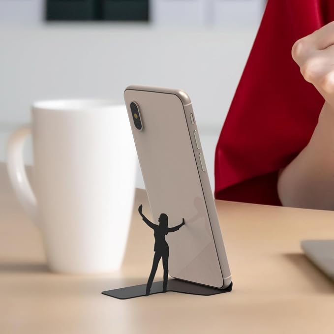Artori Design Cell Phone Stand for Desk - Smartphone Stand for Office or Home - Cute Phone Stand for Recording Watching Videos Gaming or Video Calls - Unique Phone Holder for Tablets and Cellphones
