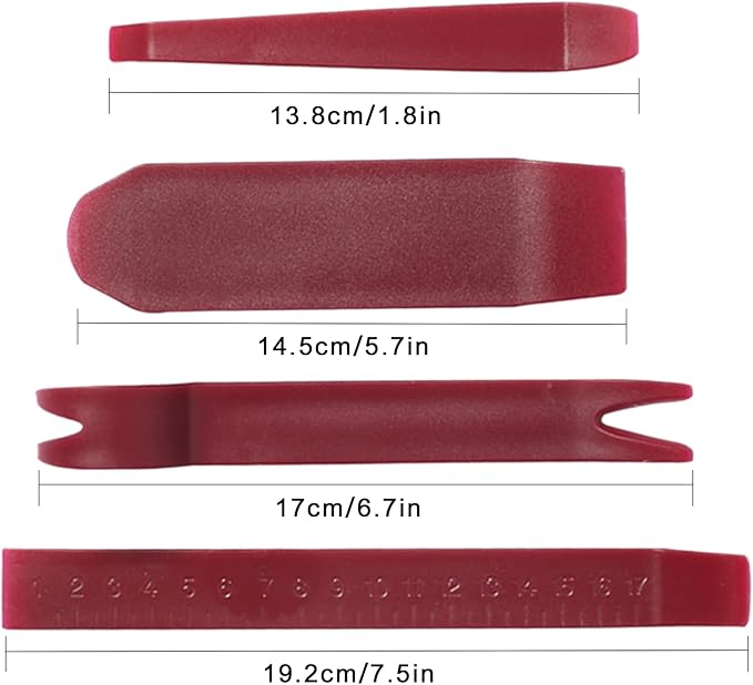 Air Wedge Bag 4pcs, Inflatable Air Shim with Pry Bars, Commercial Grade Air Wedge Pump Kit