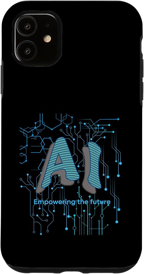 AI Circuit Board Tech Design for programmers & Engineers Case for iPhone 11