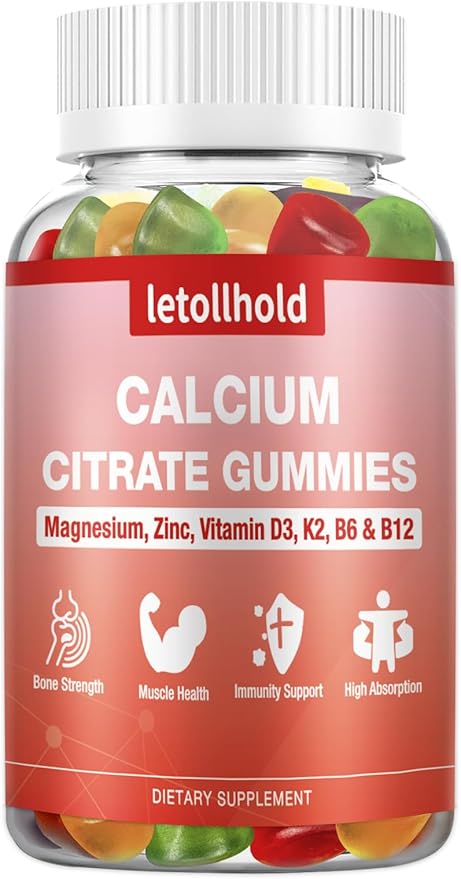 Fruit - Flavored Calcium Gummies Boost Immune Support