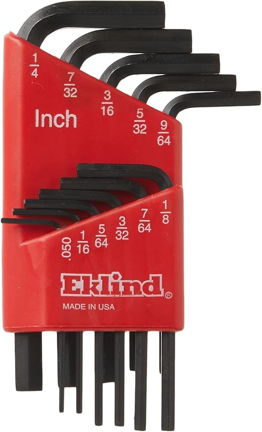 YIYITOOLS 30-Piece Hex Key Set and EKLIND 11-Piece Hex Key Set - Industrial Grade Alloy Steel Allen Wrench Sets with Storage Case