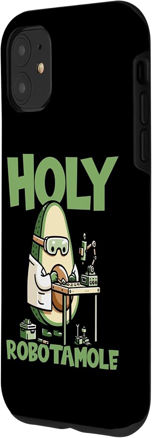 iPhone 11 Robots Artificial - Ai Robotics Avocado Holy Robotamole Case