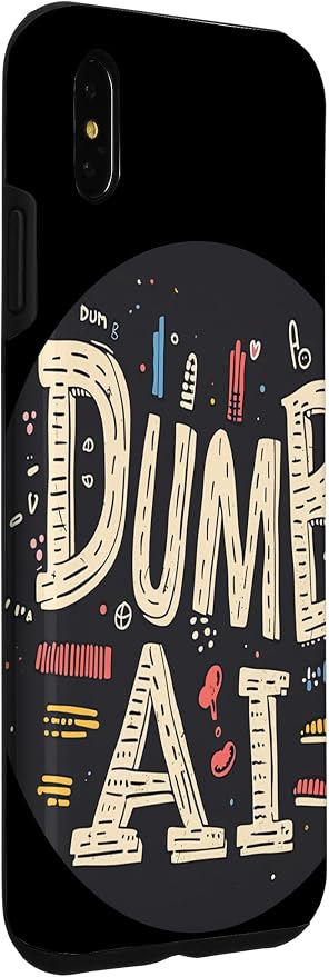 iPhone XS Max Dumb AI Stamp Costume Case