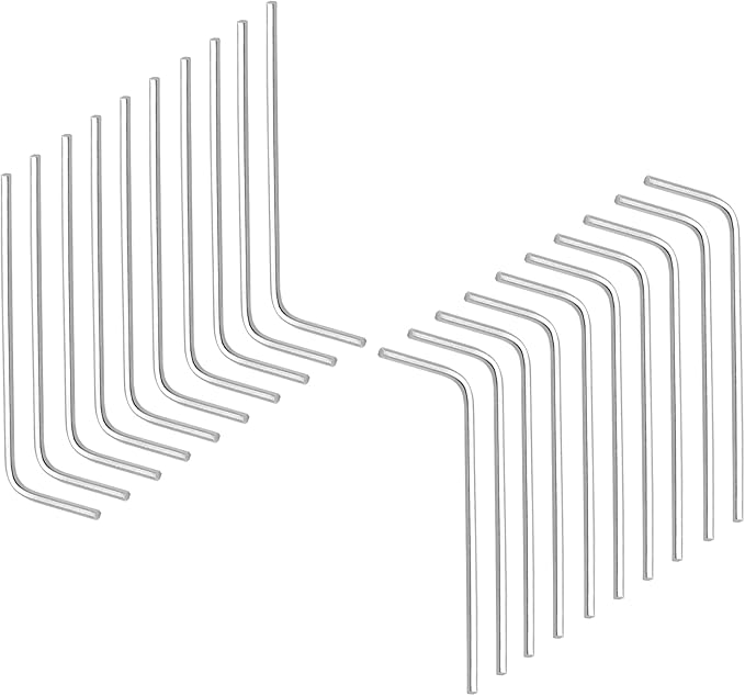 Piutouyar 1.5mm Hex Key Wrench, 20pc Allen Key Set, L-Shaped & Straight Wrenches for Bike, Furniture Repair