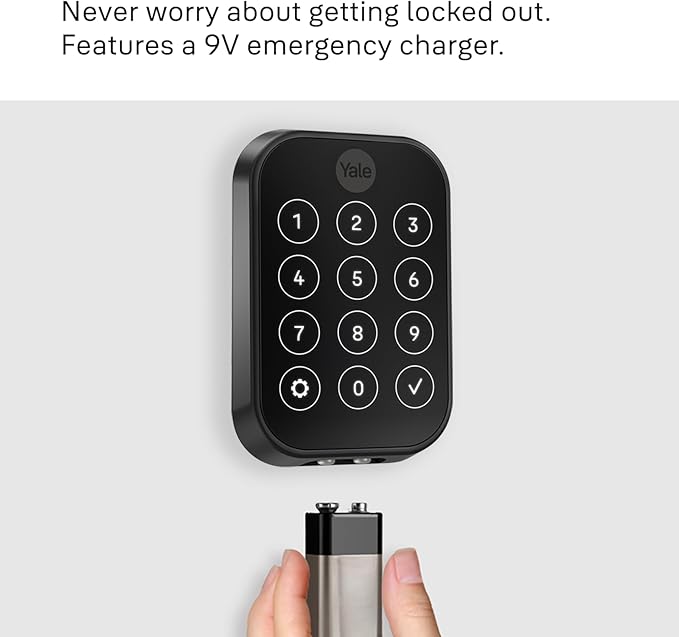 Yale Assure Lock 2 Plus Apple Home Keys Deadbolt (Tap to Open), Oil Rubbed Bronze Key-Free Smart Entry Door Lock with Wi-Fi Connected Touchscreen Keypad for Code Entry, YRD450-N-WF1-0BP
