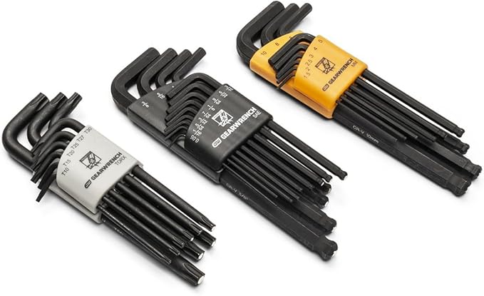 GEARWRENCH 9 Piece Torx Long Arm Hex Key Set - 83522
