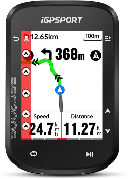 iGPSPORT BSC200S GPS Bike Computer - Wireless Navigation with 2.4'' Screen | Bluetooth & ANT+ | IPX7 Waterproof