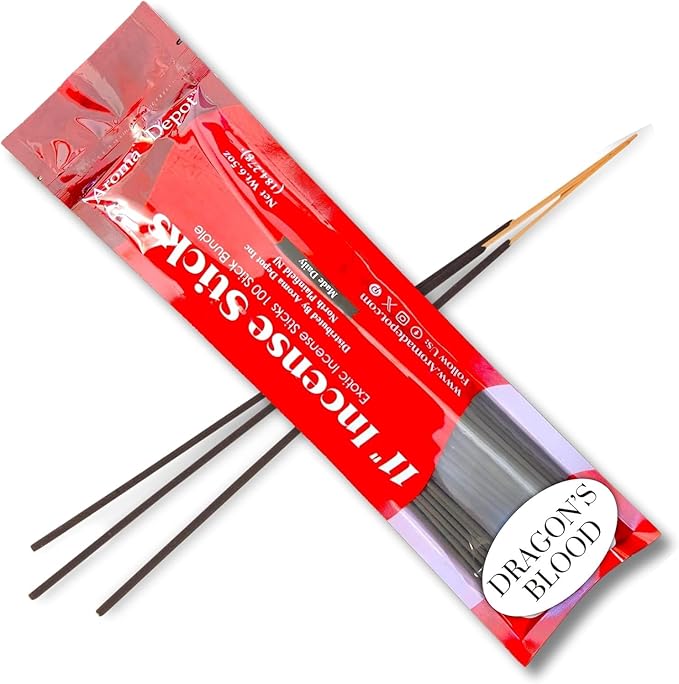 11'' Japanese Cherry Blossom Most Exotic Incense Sticks. Approx. 85 to 100 Sticks Per Bundle, Each Natural Stick Burns for 45 mins to 1 Hour Each. Long Lasting. Guarantee 100% Pure