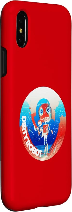 Dirty Robot my computer friend brand AI computing code cobot Case for iPhone X/XS