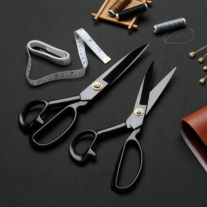 Fabric Scissors - 8 Inch Sewing Dressmaking Scissors Tailor's Dressmaker Shears for Cutting Fabric, Clothes, Leather, Raw Materials