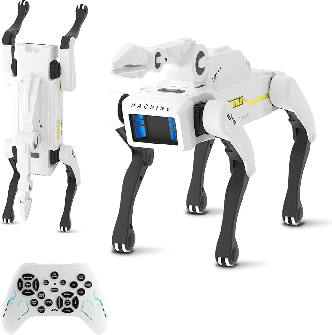 Robot Dog with Claw - Interactive STEM Pet with Voice Control, 30+ Actions & Remot contol, Durable Design for Kids Age 6+