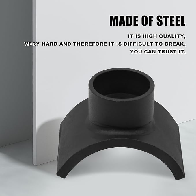 RYANSTAR RACING 3" Lifting Axle Saddle Axle Adapter Compatible with Hydraulic Jack Bottle Jack Floor Jack Made of Stell Black
