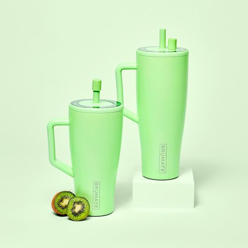 BrüMate Magnetic Straw Caps - Silicone Straw Topper 2-Pack | Dust & Dirt Resistant | Fits All Era & Resa Tumblers (Black)
