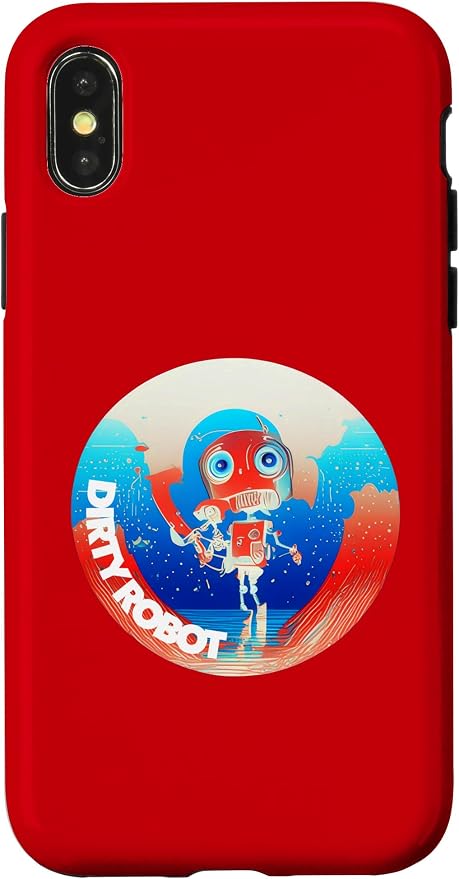 Dirty Robot my computer friend brand AI computing code cobot Case for iPhone X/XS