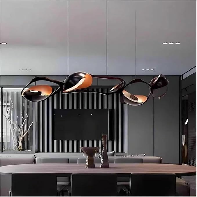Modern Home Decor Led Lights Pendant Light Lamps for Living Room Chandeliers for Dining Hanging Indoor Lighting,Modern LED Chandelier(RC Remote dimming,Length 200)