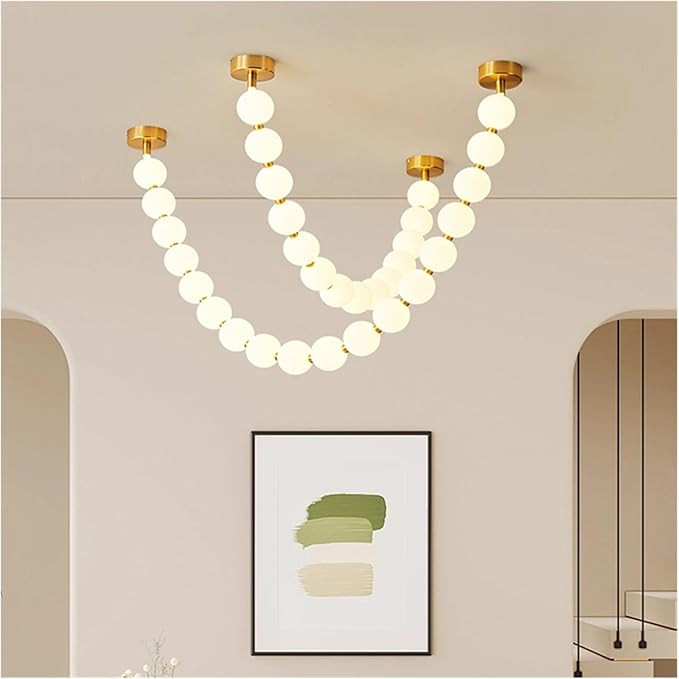 Modern Chandelier, Modern Home Decor led Lights Pendant Light Lamps for Living Room Chandeliers for Dining Hanging Indoor Lighting(B 25 Heads,RC Remote dimming)
