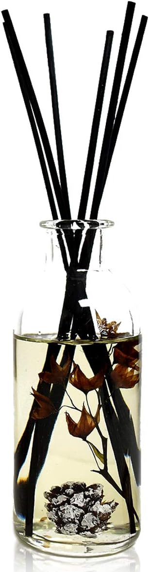 Urban Naturals Mountain Air Scented Fragrance Oil Reed Diffuser & Room Freshener | Golden Apples, Birch Wood, Fennel, Pear Eucalyptus, Mint & Aromatic Sage | Decorative Botanicals | Vegan | USA Made