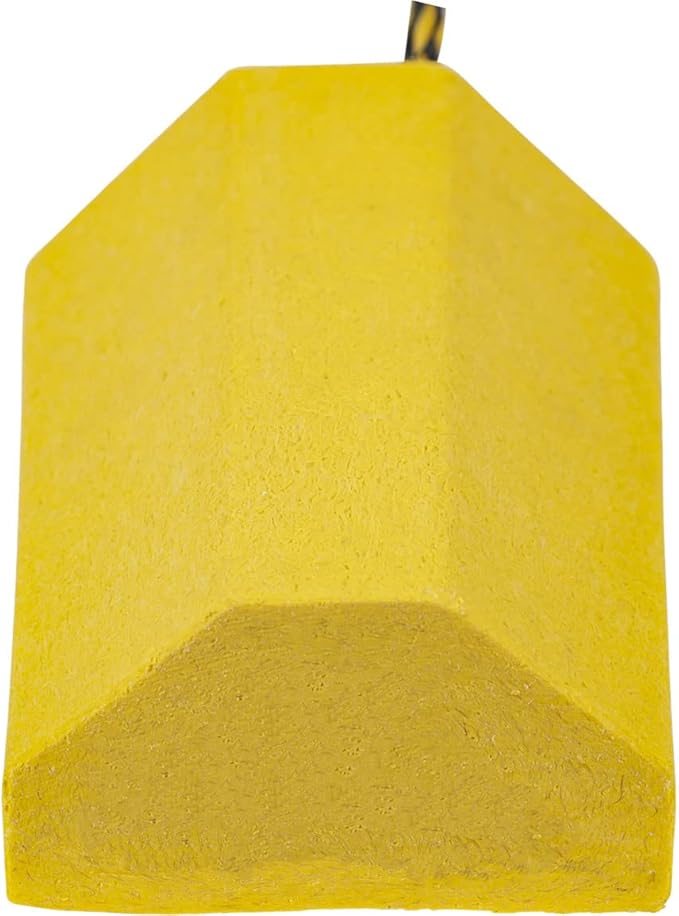 Buyers Products WC9642Y Yellow Small Wheel Chock Set, Lightweight Composite Construction, 32.75 Inch Rope, Ideal for Vehicle Maintenance and Storage, Aviation and Tractors