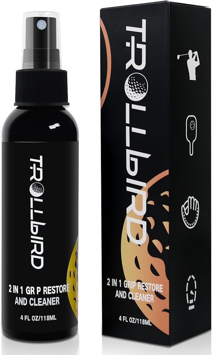 2 in 1 Grip Restore and Cleaner for Golf, Tennis, Pickleball, Football, Baseball, Basketball, Soccer, Volleyball - Removes Dirt and Oil,Improving Sports Shoe Grip Performance Enhancer