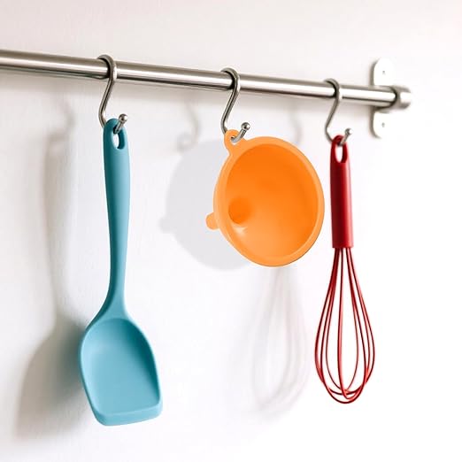 4 PCS Kitchen Silicone Funnel, 4 Colors Kitchen Funnel Set Wide Mouth Funnels for Filling Bottles Small Canning Funnels for Daily Cooking and Water Liquid Oil or Powder Transfer
